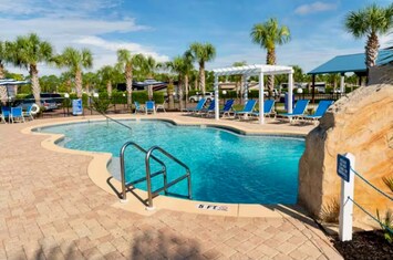 Spectacular sparking resort pool