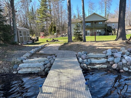 New! Escape to the Northwoods on Silver Lake. Across from ATV/snowmobile trails