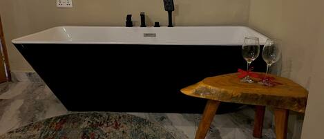 Towels, soap, toilet paper