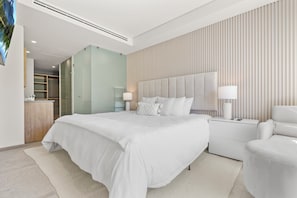 Laptop workspace, free WiFi, bed sheets