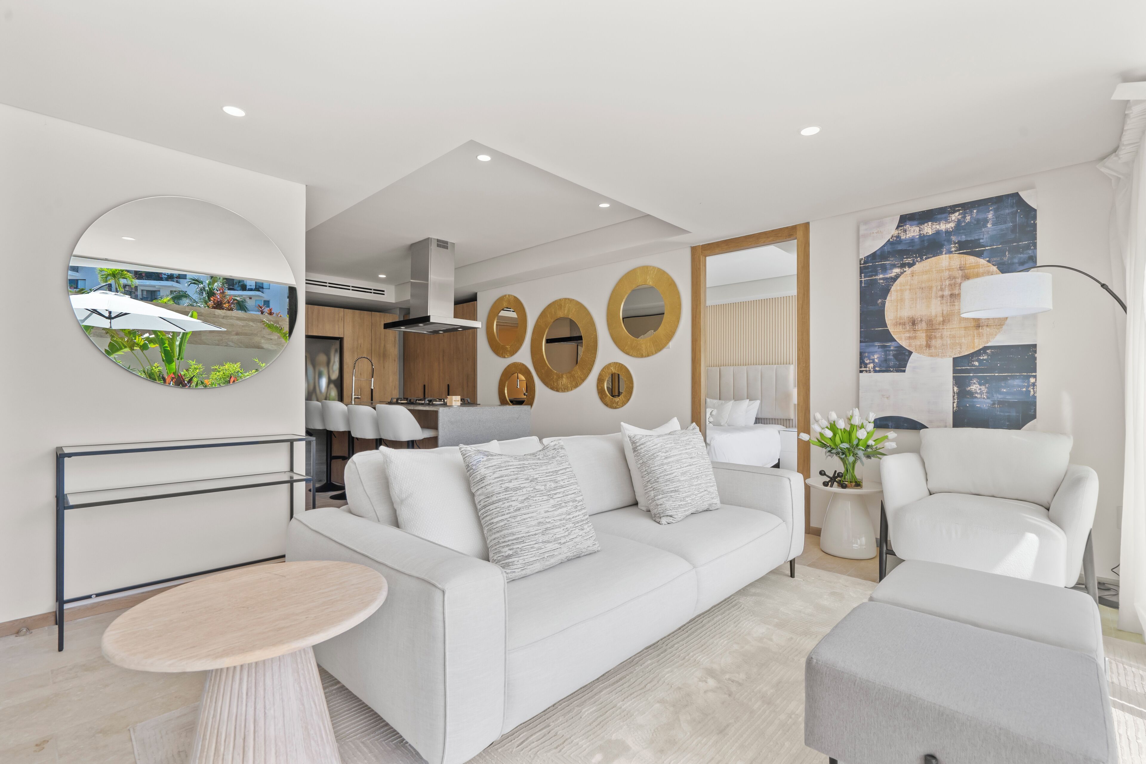 Appartement Confort | Aire de séjour | Téléviseur connecté de 40 po avec télévision par câble