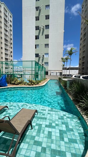 Outdoor pool - At the Feet of the Sea | Complete and Private Apartment (Praia do Futuro II Fortaleza)