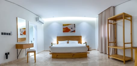 1 habitación y cortinas blackout