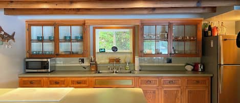 Microwave, oven, stovetop
