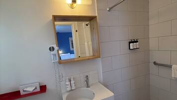 Shower, hair dryer