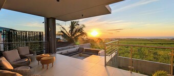 Ocean & Mountain views from a stunning 5-BR, 6.5-BA new villa at Cascavelle.