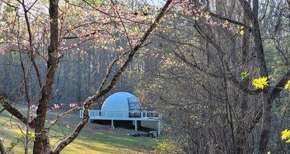 Private Haven in rural setting on over 100acres with incredibly unique geodome