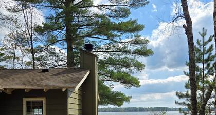 Family and pet friendly, waterfront cabin on Lost Lake, with private dock