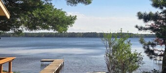 Family and pet friendly, waterfront cabin on Lost Lake, with private dock