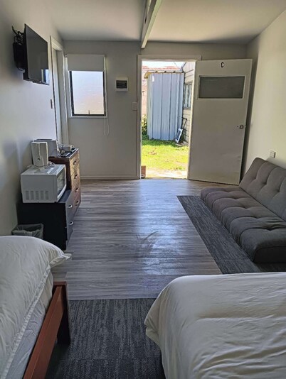 2 double and 1 sofa beds chalet 7C