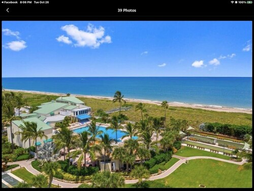 Beachfront gated community with pools, golf course, tennis, pickleball and more.