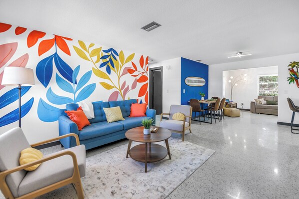 Smart TV, video games, table football