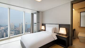 Suite Executive, vista oceano | 3 camere, biancheria da letto di alta qualità, copriletto in piuma