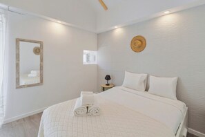 1 bedroom, iron/ironing board, travel crib, WiFi