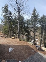 Casa de campo, aceita animais de estimação, vista parcial para o lago | Terraço/pátio
