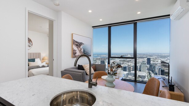 Interior - New Year Fire Work| Jaw Dropping 2B2B Harbour View (Melbourne)