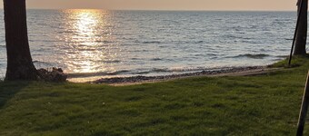 Charming lakefront retreat on Mille Lacs Lake east side with stunning sunsets.