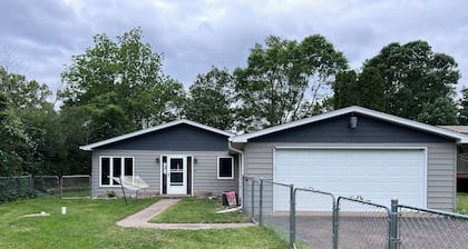 Charming lakefront retreat on Mille Lacs Lake east side with stunning sunsets.