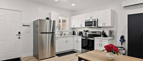 Microwave, oven, stovetop