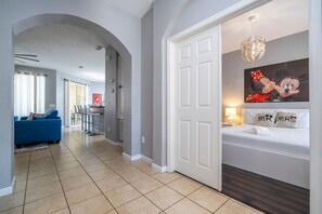 4 bedrooms, iron/ironing board, travel cot, free WiFi