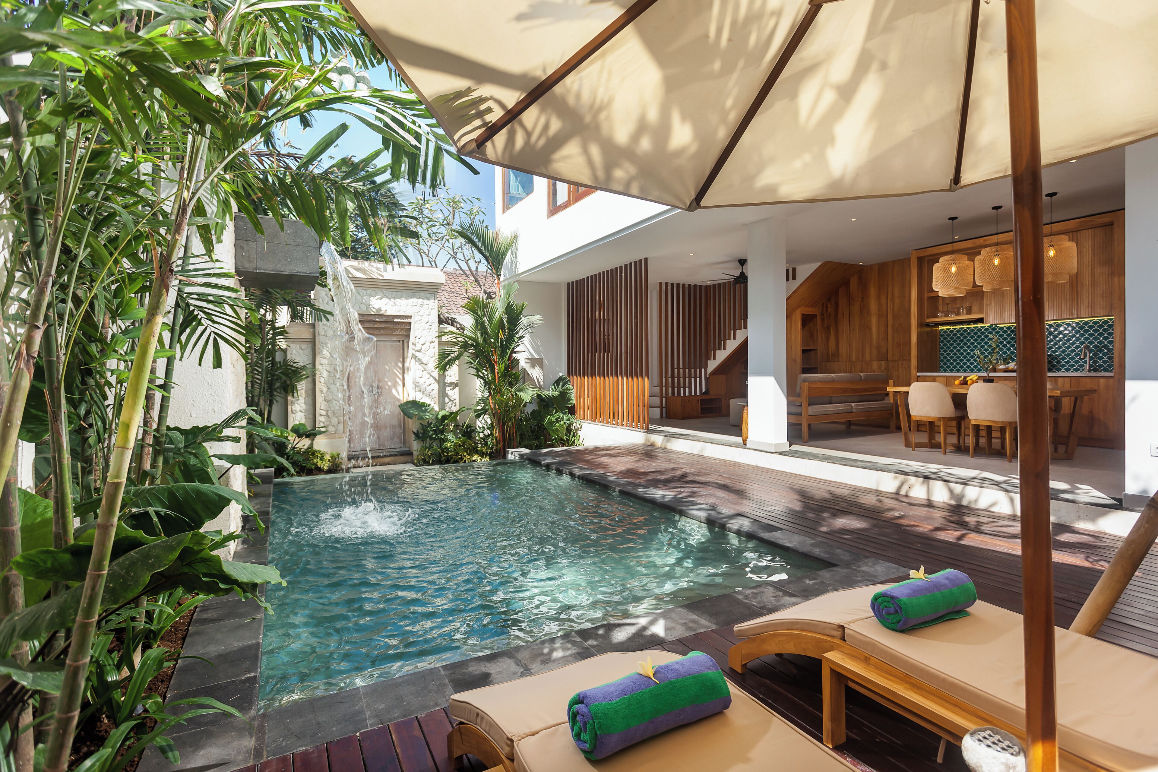 Two Bedroom Villa | 迷你吧、婴儿床、免费 WiFi、床单