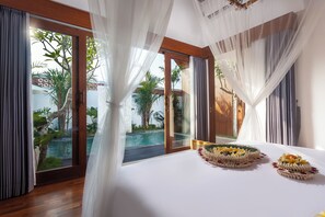 One Bedroom Villa | Een minibar, gratis wifi, beddengoed
