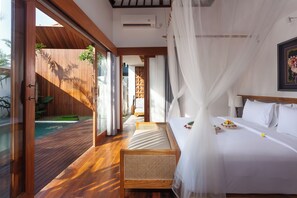 One Bedroom Villa | Minibar, free WiFi, bed sheets