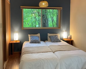 Japanese-style Cottage, Multiple Beds, Terrace, Mountain View | Individually decorated, individually furnished, bed sheets