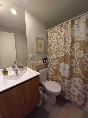 Apartamento, 1 cama Queen, cozinha | Banheiro