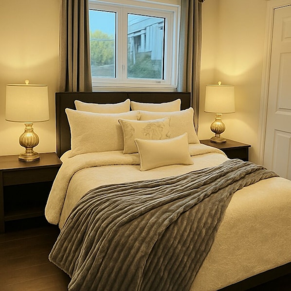 2 chambres, fer et planche à repasser, Wi-Fi gratuit, draps fournis