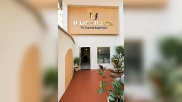 Fassade der Unterkunft