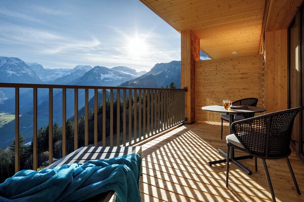 Panorama-dobbeltværelse - bjergudsigt | Terrasse/gårdhave