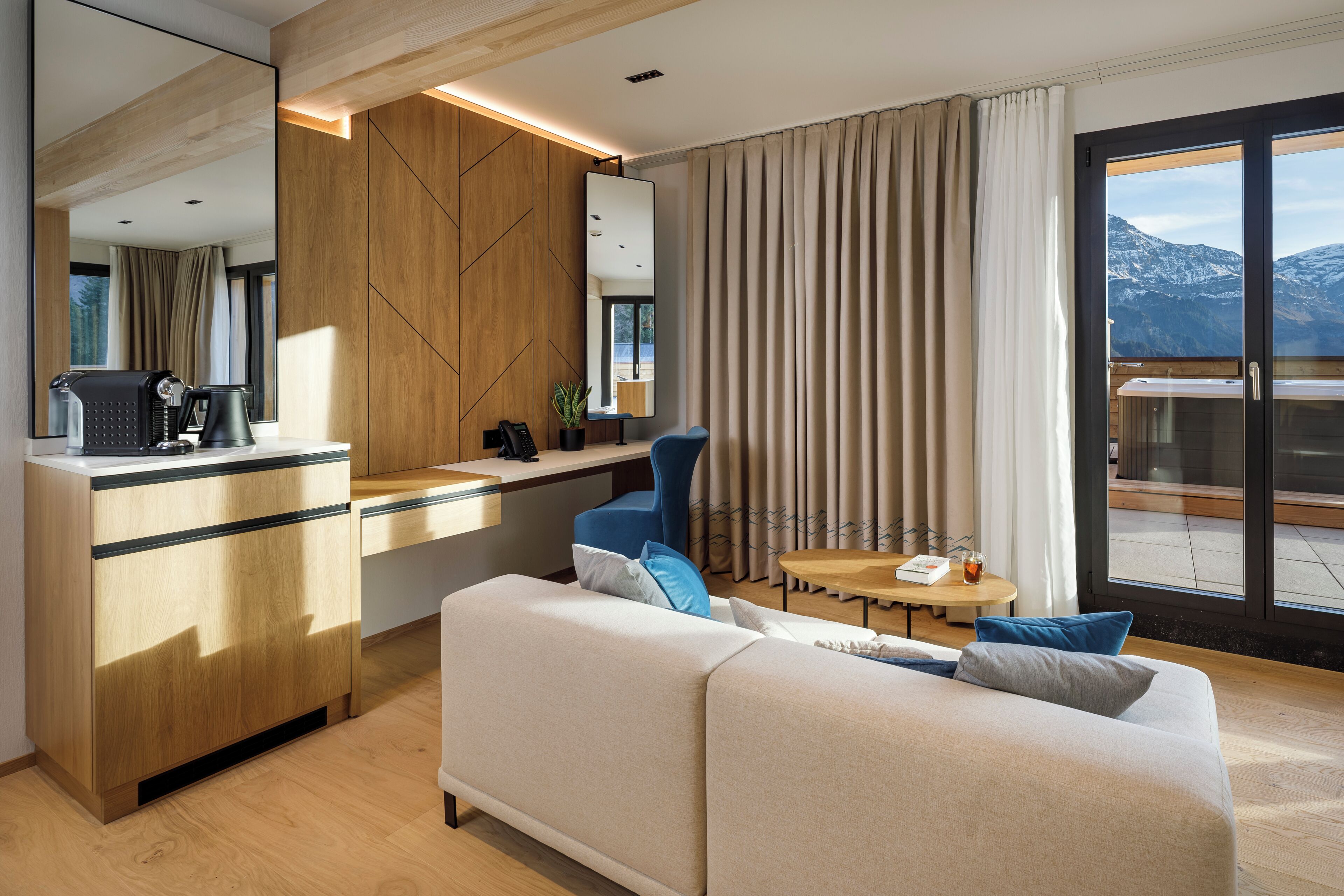 Coffres-forts dans les chambres, bureau