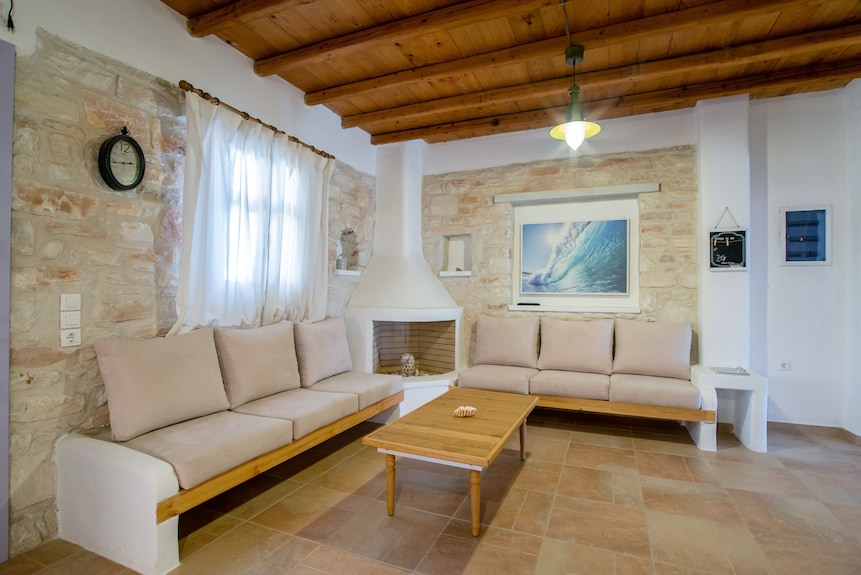 Maison De Vacances 'Blue Xenia' Avec Vue Sur La Mer, Wi-fi Et Climatisation - Paros