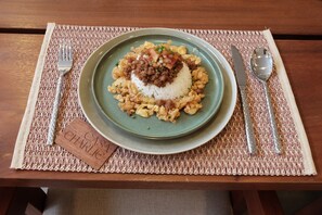 Daily cooked-to-order breakfast (PHP 350 per person) - Casa Charlie Hotel (Makati)