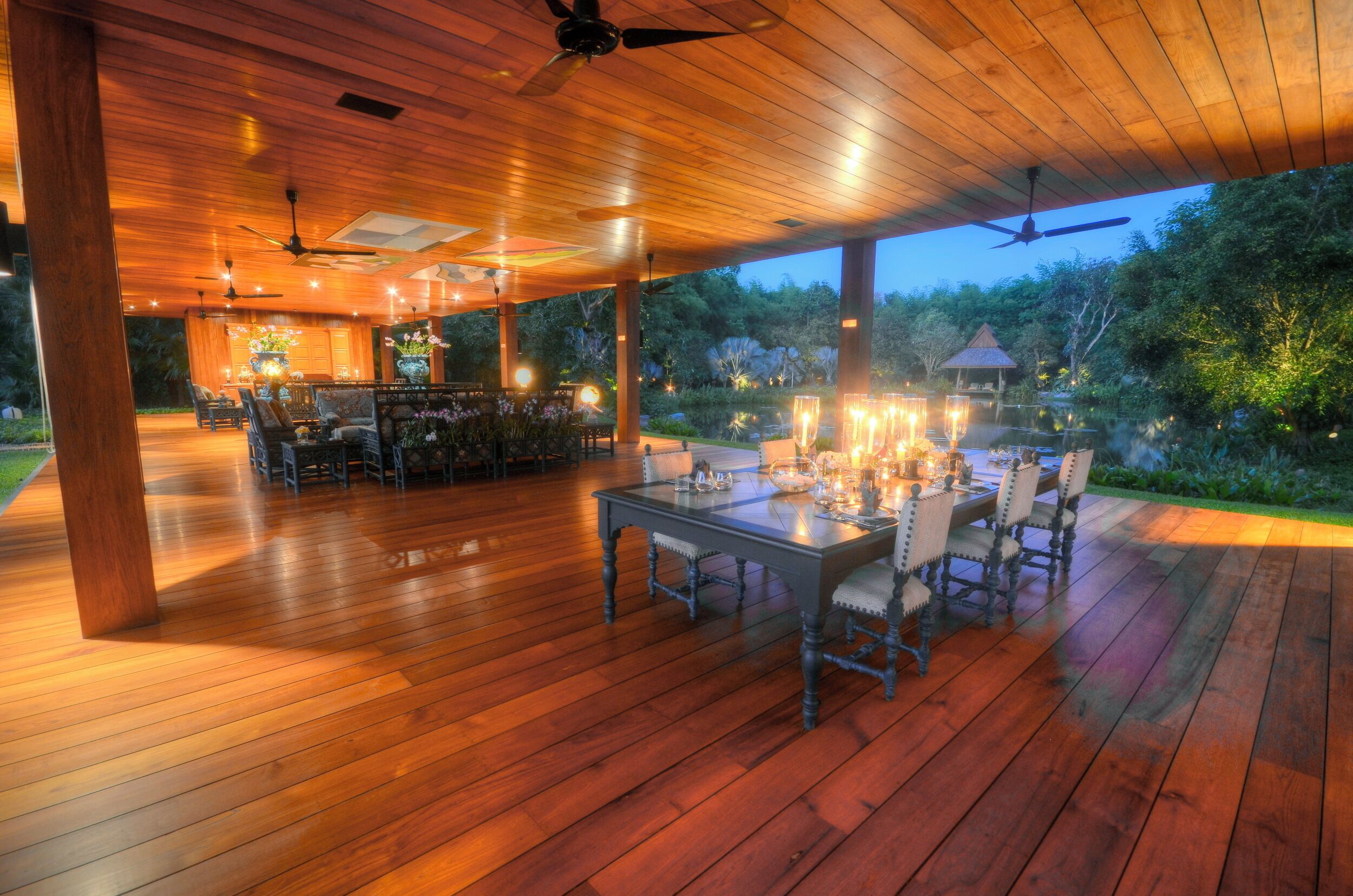 Villa | Living area | 65-inch LED TV with digital channels, fireplace