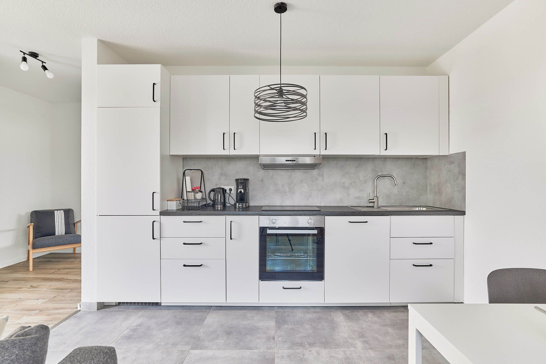 Deluxe-Penthouse, 1 Schlafzimmer | Eigene Küche | Großer Kühlschrank, Ofen, Herdplatte, Kochgeschirr/Geschirr/Besteck