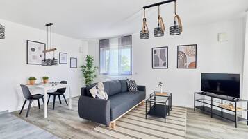 Ático Deluxe, 1 habitación | Zona de estar