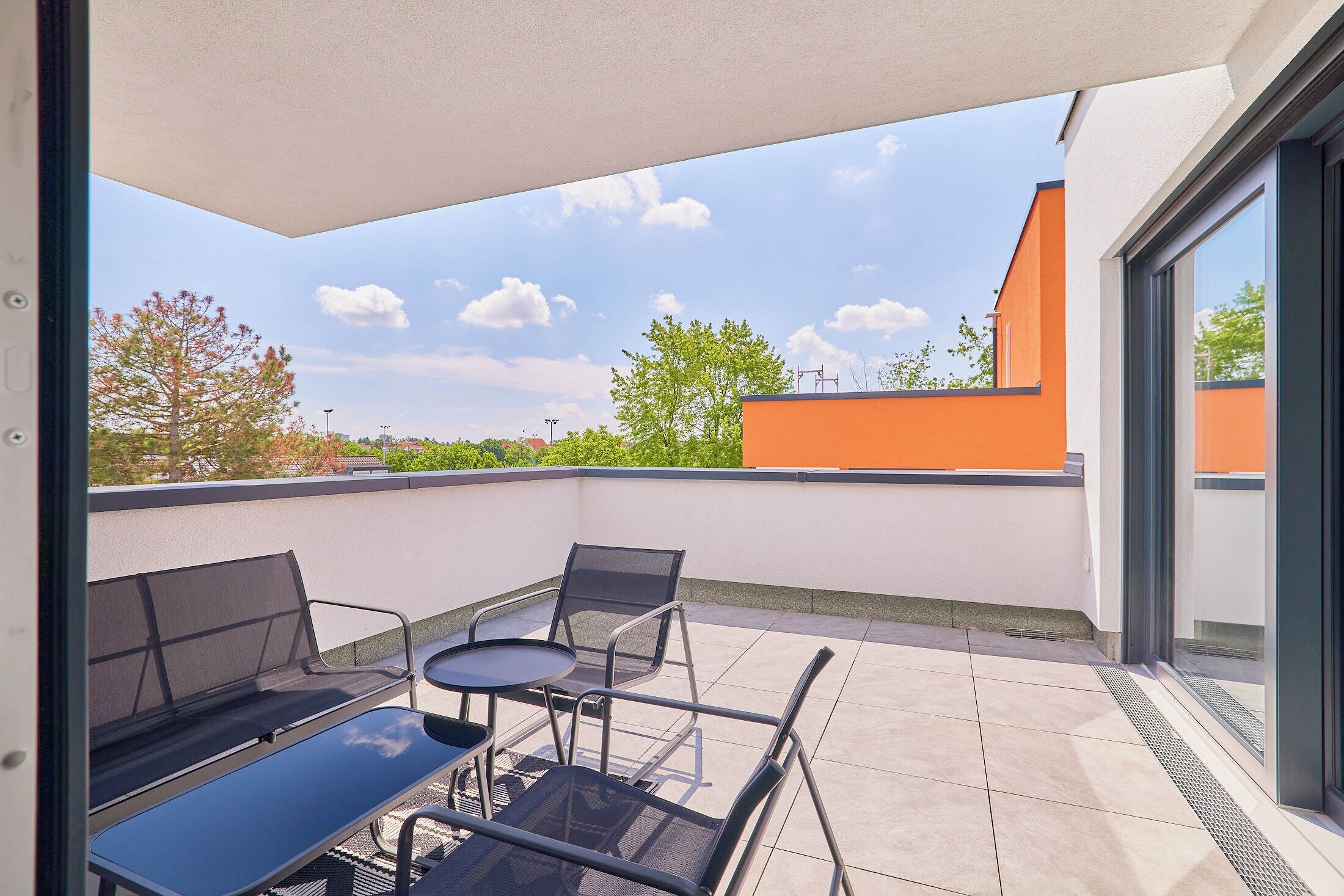 Penthouse Deluxe, 1 chambre | Terrasse/Patio