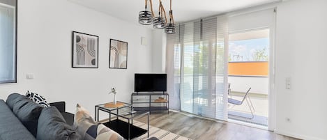Penthouse Deluxe, 1 chambre | Coin séjour