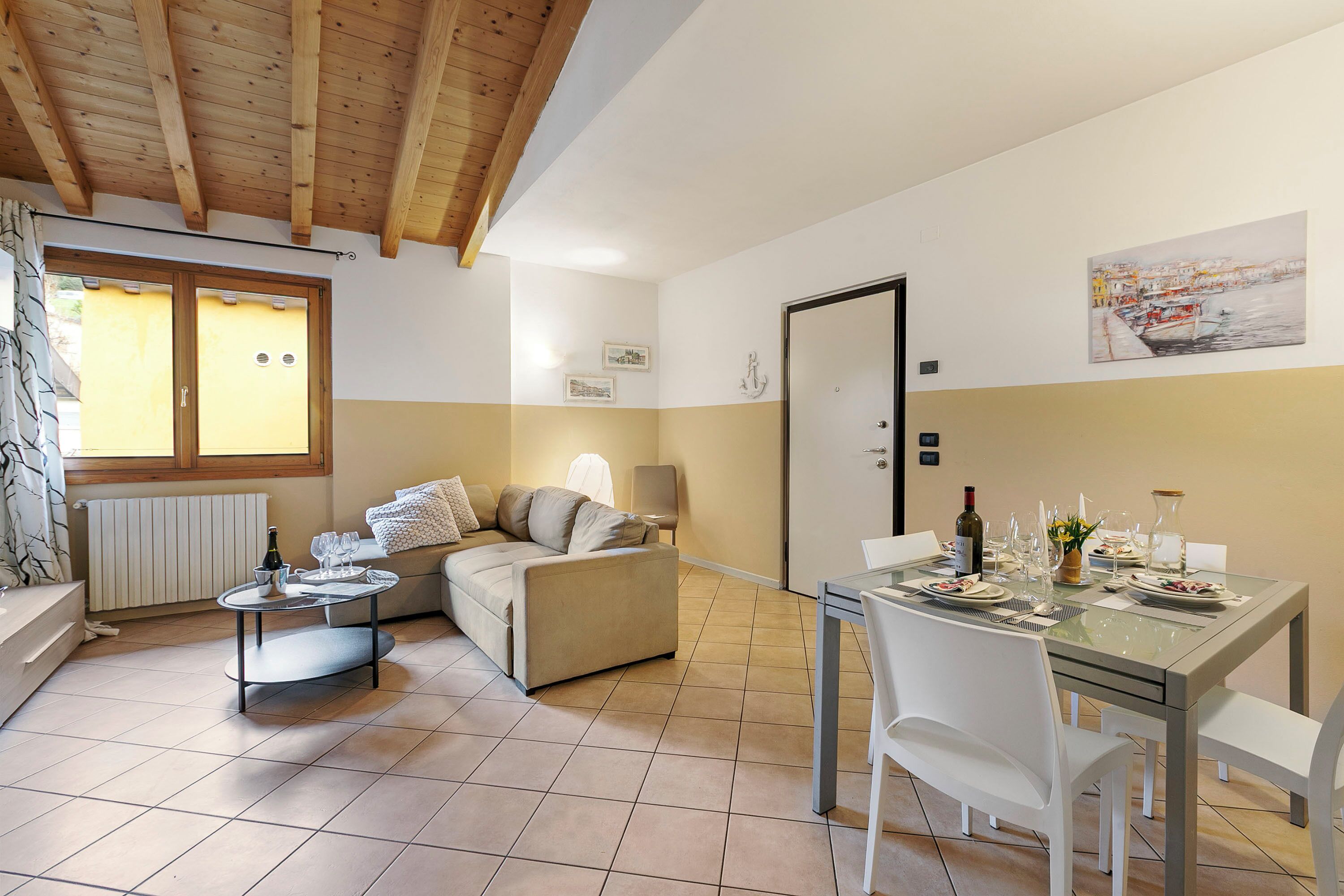 Standard Apartment, 1 Bedroom (Sweet Dream loft-100m From Lake) | Living area | 21-inch Smart TV with cable channels