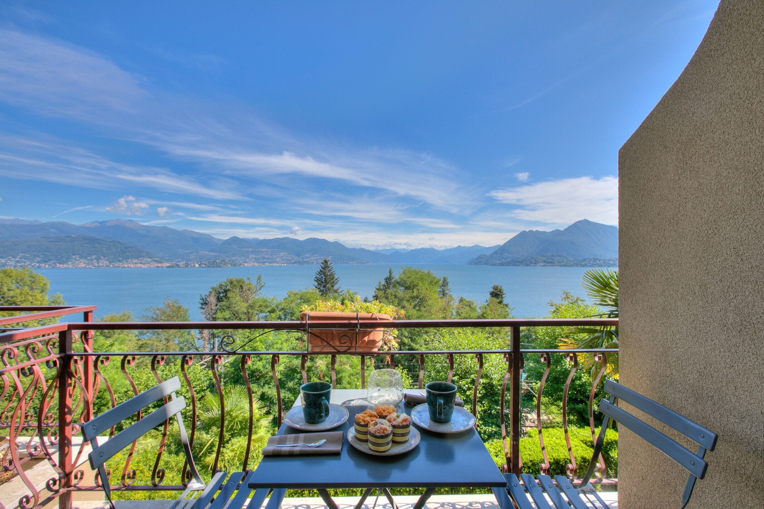蜜月公寓, 多間臥室, 山間 (Mon Reve Lake View Pool, Stresa) | 湖景