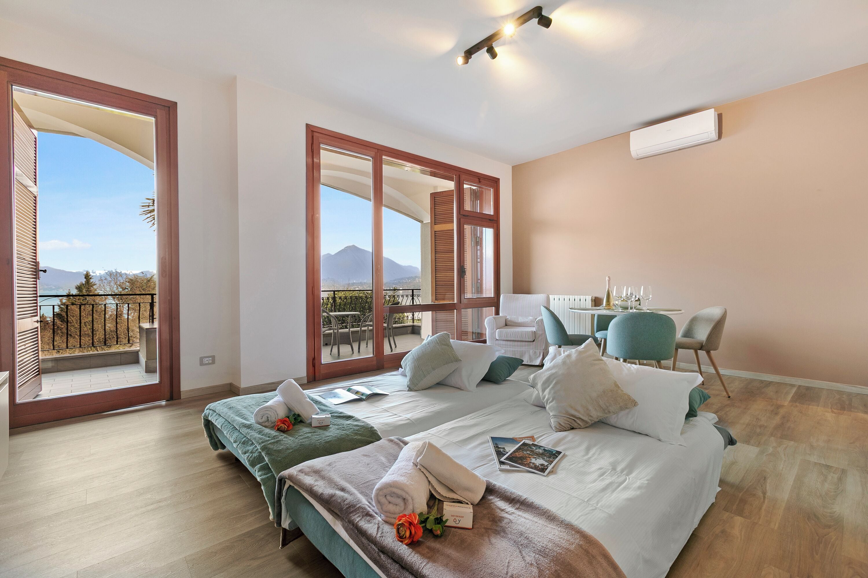 Family Apartment, 1 Bedroom, Terrace, Mountainside (Lake View Escape Apartment with Pool,) | 2 bedrooms