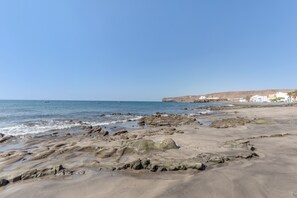On the beach