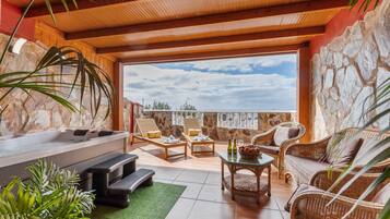 Idromassaggio all'aperto