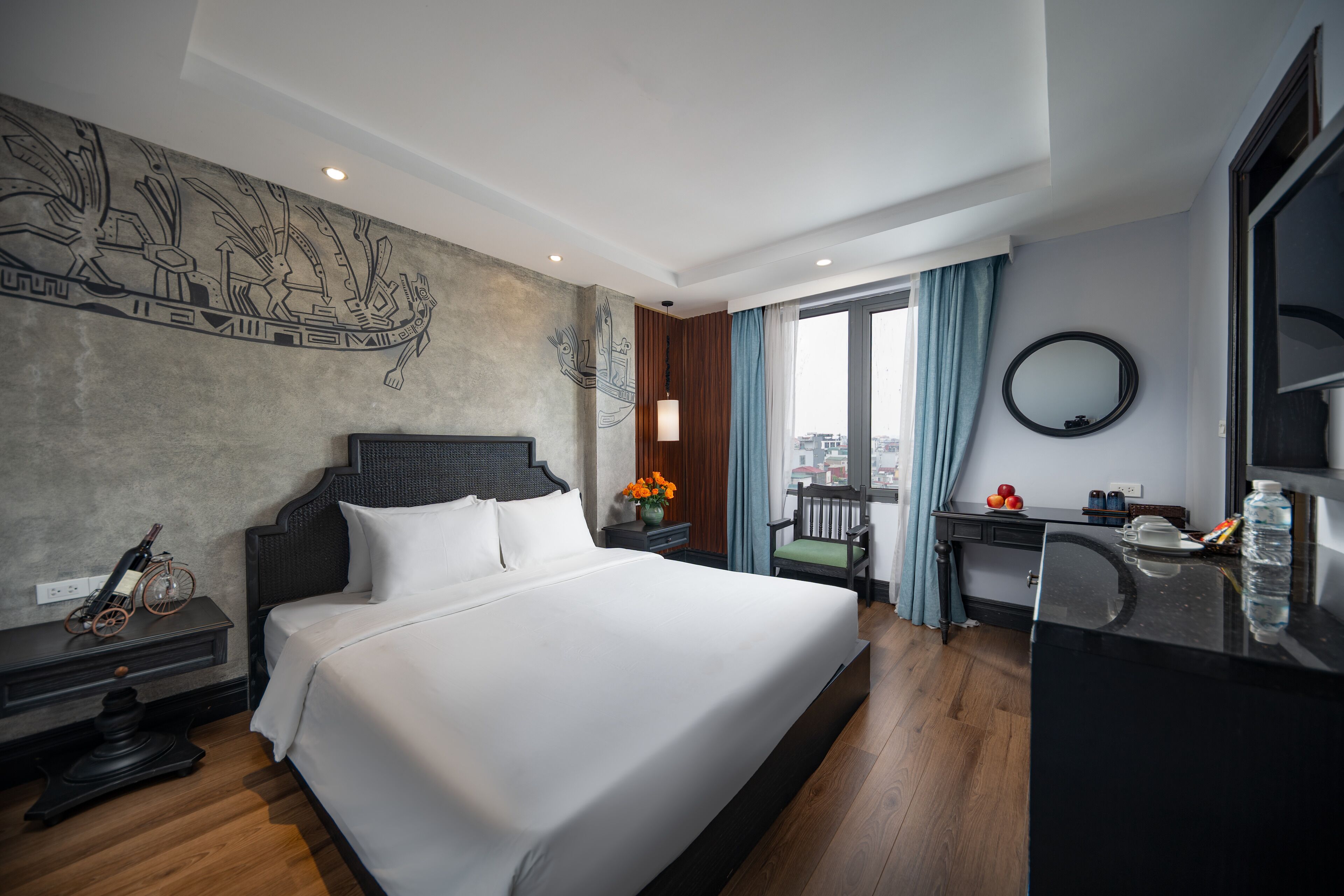 Deluxe Double or Twin With Window | Minibar, desk, free WiFi, bed sheets