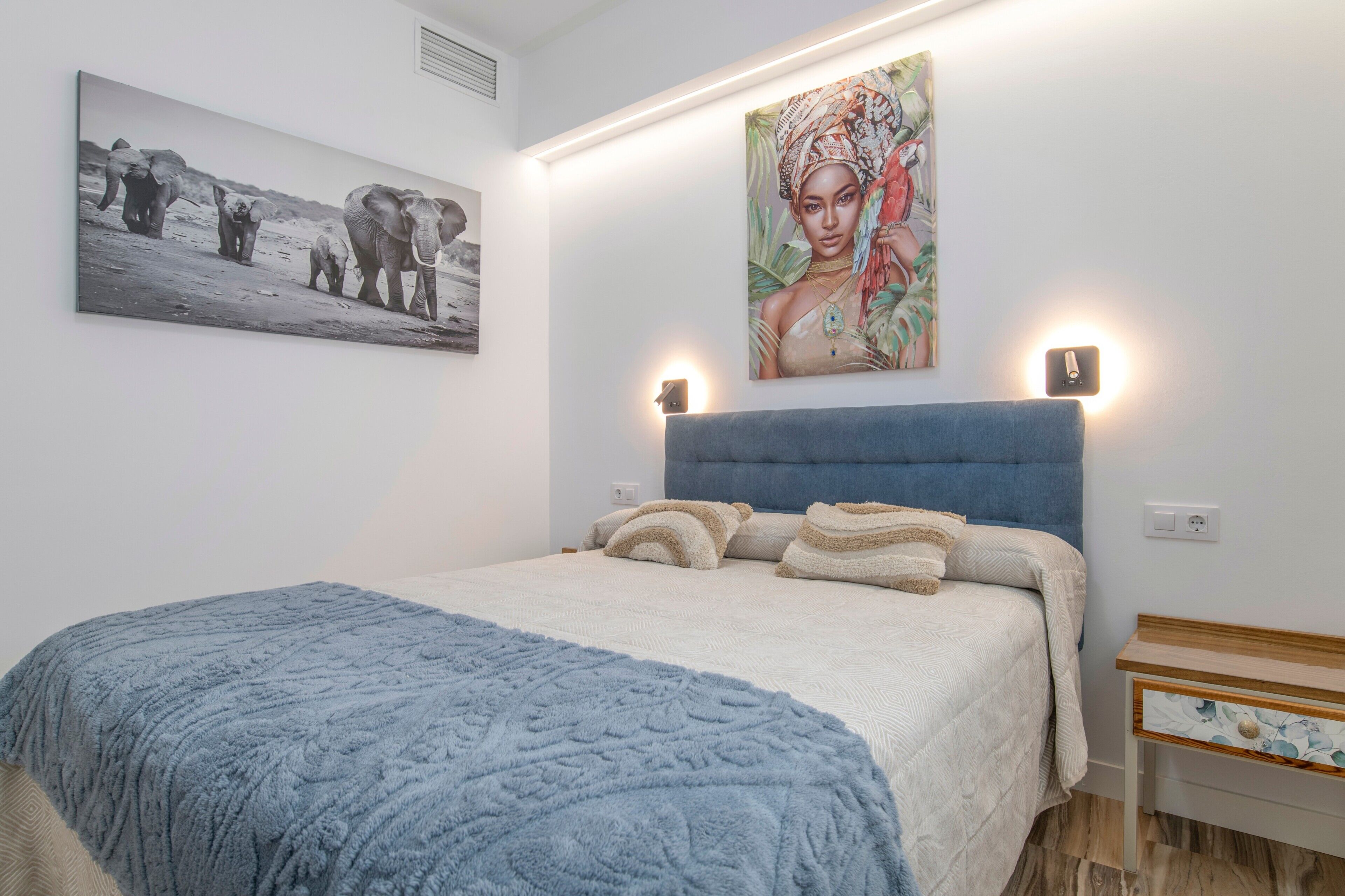 2 bedrooms, iron/ironing board, free WiFi, bed sheets