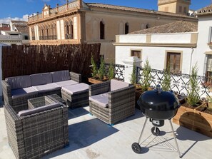 Terrace/patio - Spacious and bright apartment in the center of Ronda (Ronda)