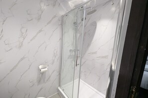 Shower, hair dryer