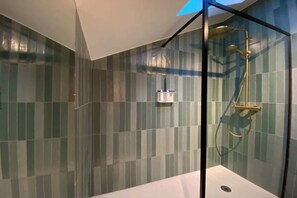Shower, hair dryer